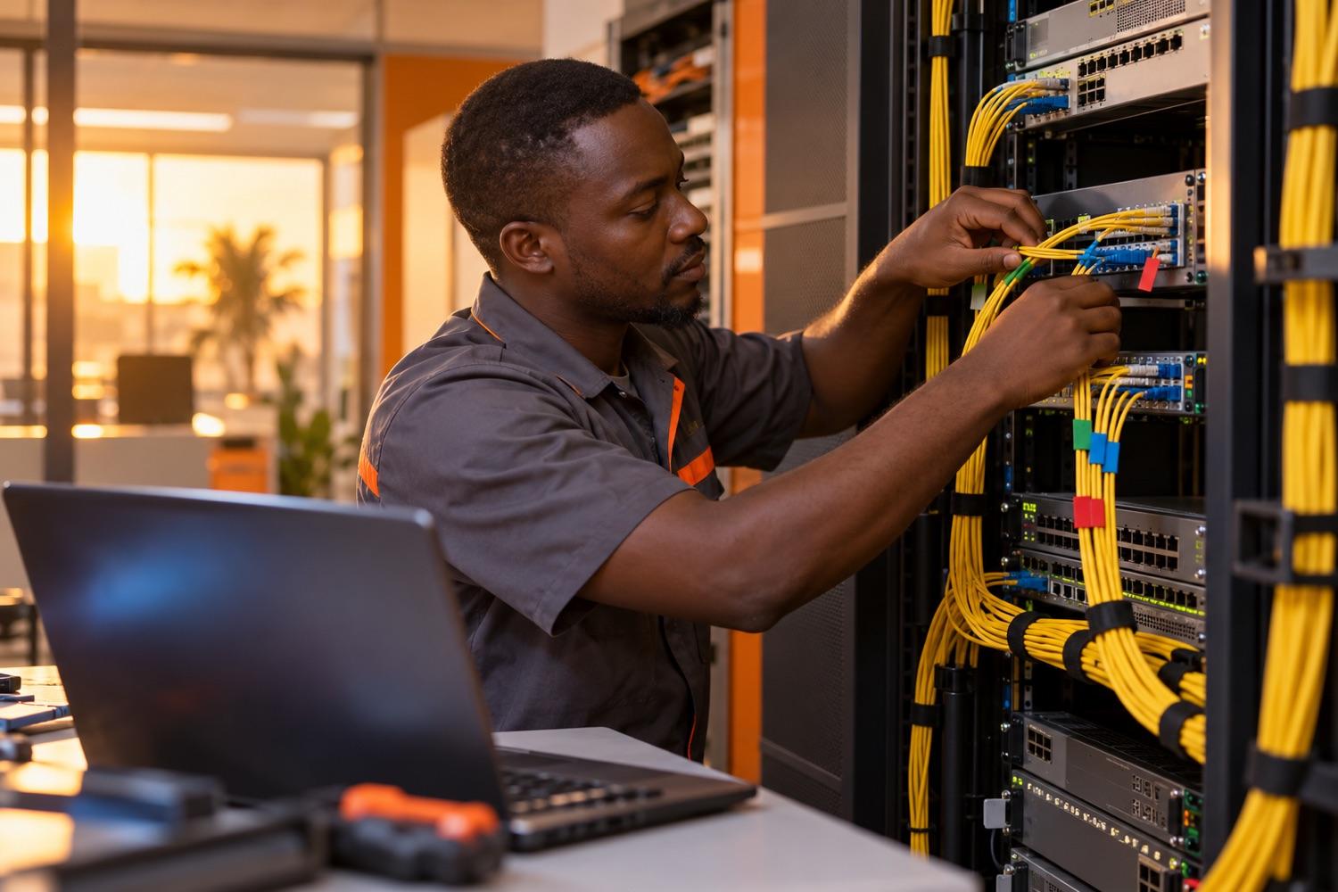 Interconnexion des sites : Déploiement des points de liaison et réseaux privés sécurisés